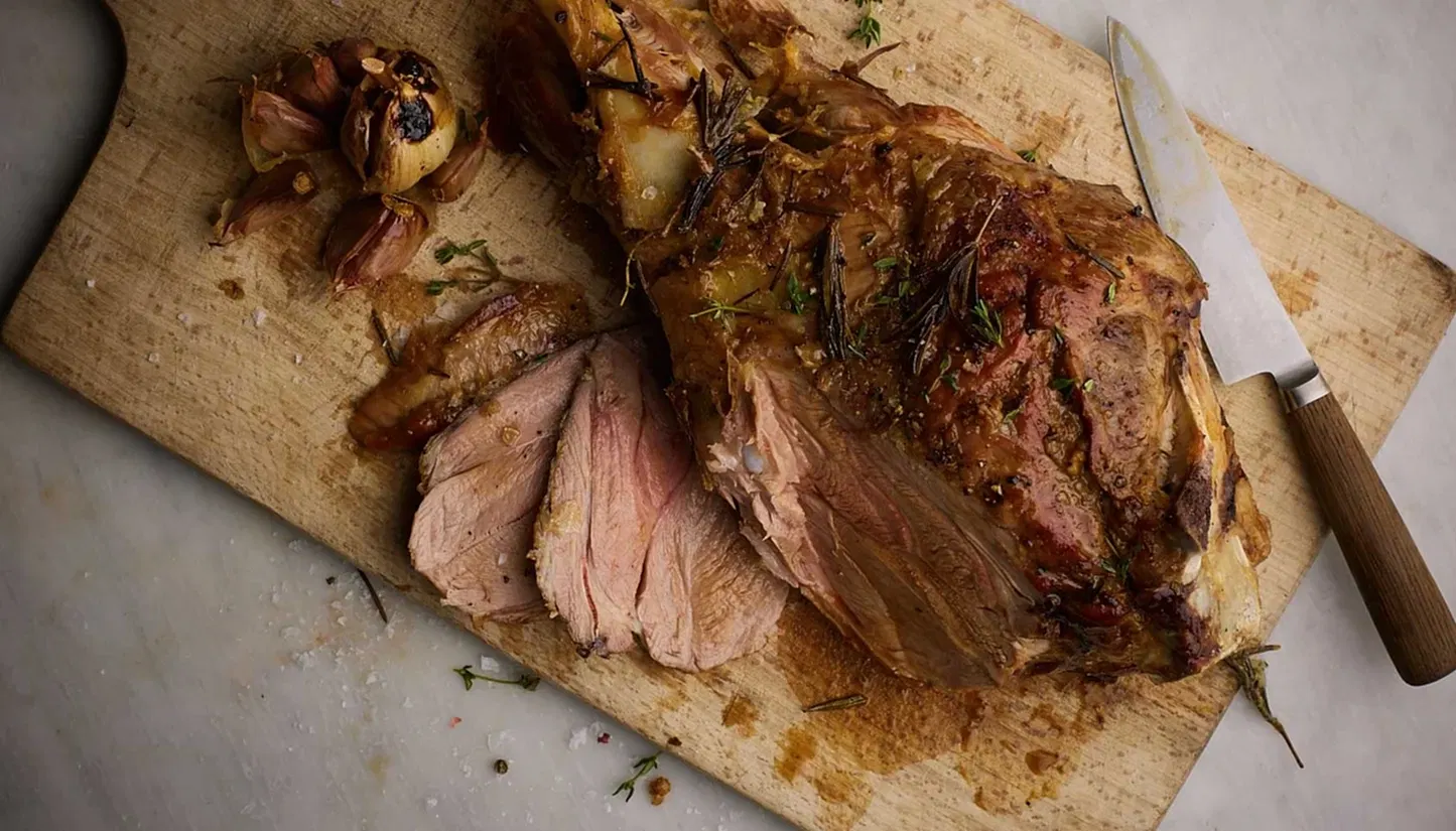 Easy roast leg of lamb recipe
