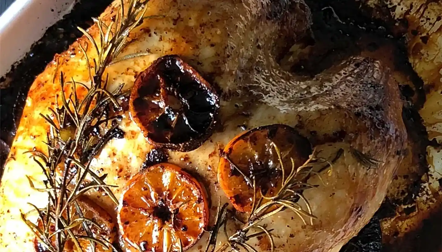 Roast Christmas Turkey with Clementine and Thyme Recipe